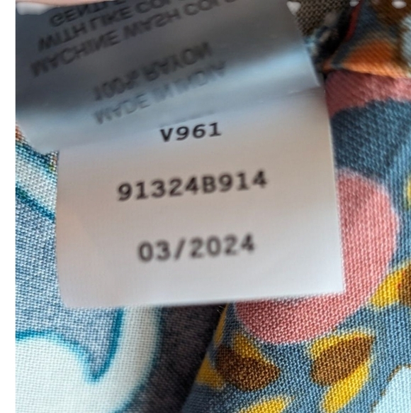 Vince Camuto "Afterglow" Paisley Midi Dress - NWTSize: M - Picture 4 of 12